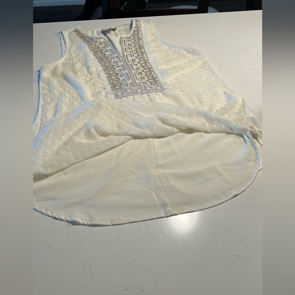 ANTHROPOLOGIE Pasto Splitneck Tank size M - Picture 9 of 12